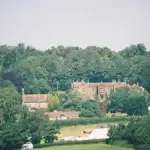 Catherston Leweston, manor and church from A35 bridge - geograph.org.uk - 502854.jpg