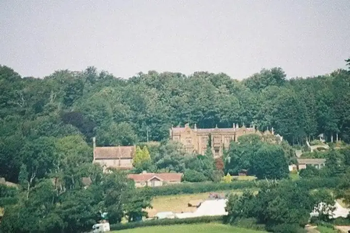 Catherston Leweston, manor and church from A35 bridge - geograph.org.uk - 502854.jpg