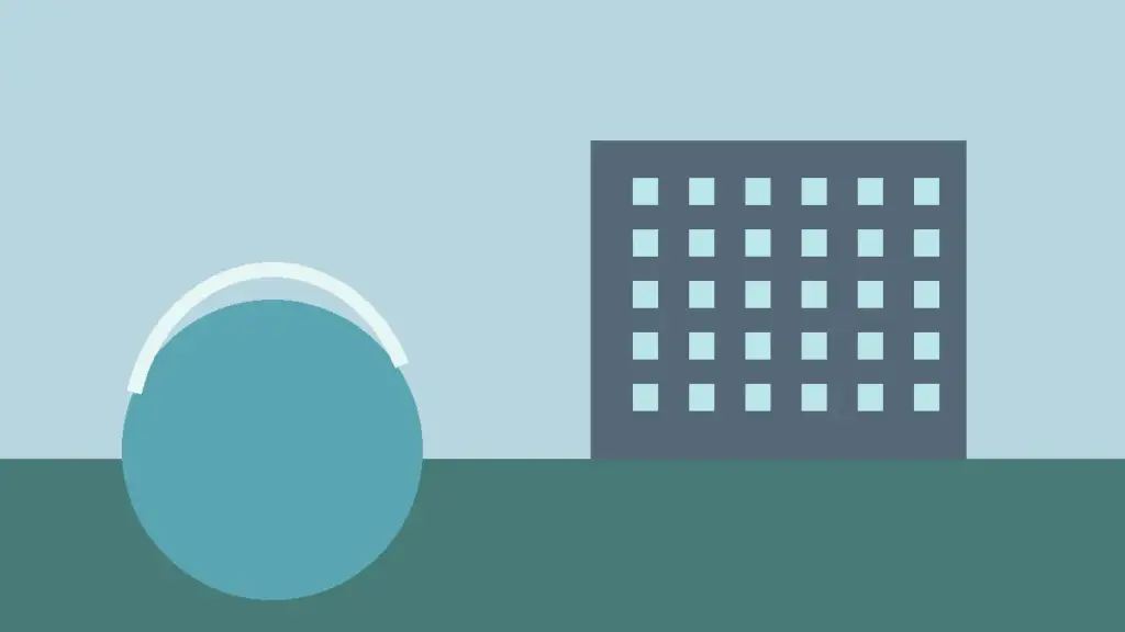 Illustration of a data centre and water-cooling loop
