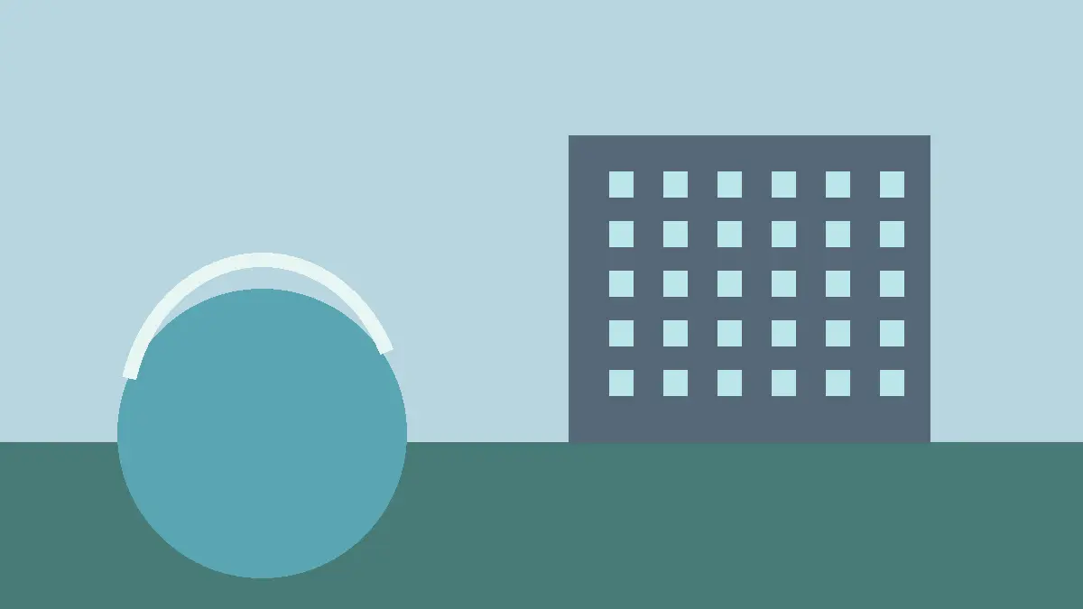 Illustration of a data centre and water-cooling loop