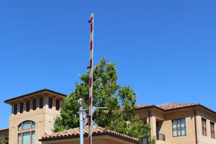 Exterior of a Netflix campus building in Los Gatos, California