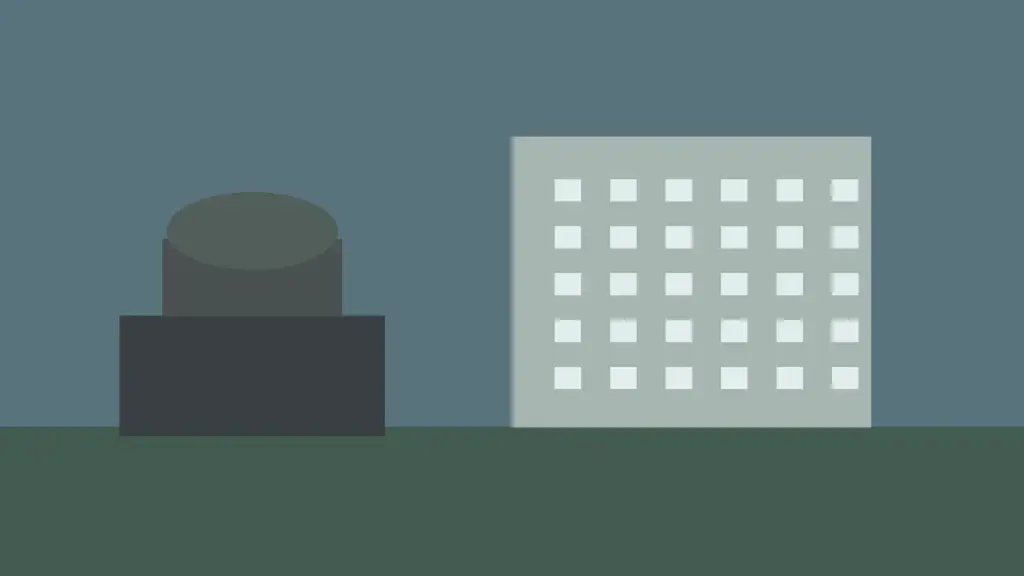 Illustration of data centre backup generators