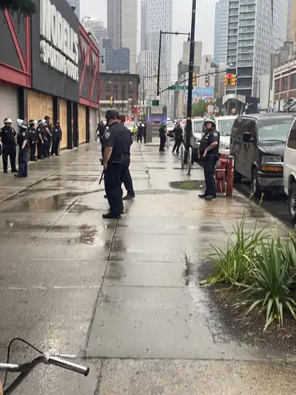 New York City protest used as an illustrative image