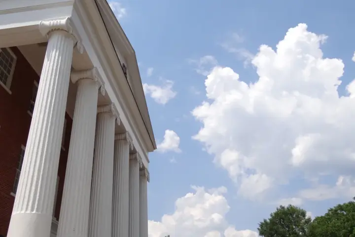 The Lyceum building at the University of Mississippi in Oxford.