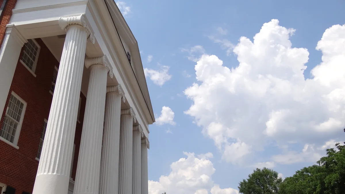 The Lyceum building at the University of Mississippi in Oxford.