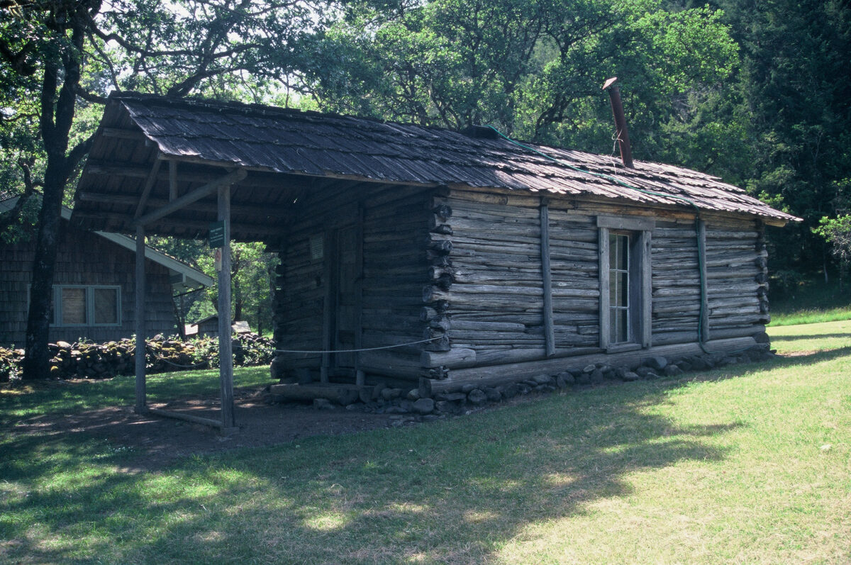 Remote cabin on the Rogue River, Oregon