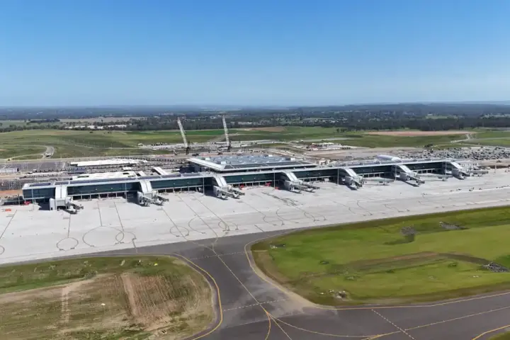 Western Sydney International Airport terminal building at Badgerys Creek