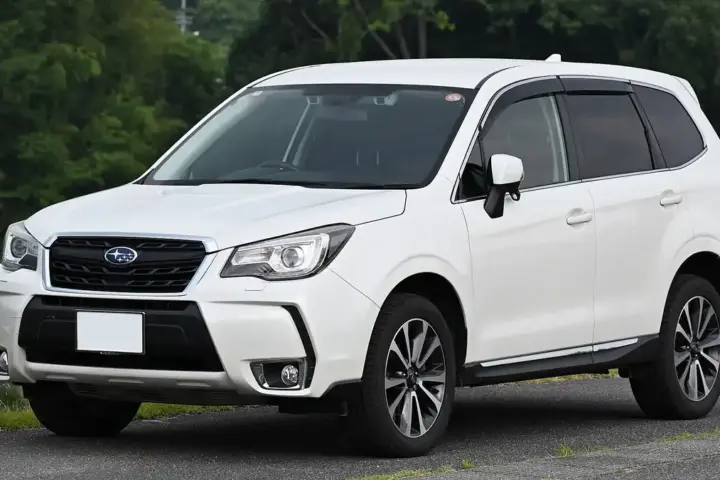 A Subaru Forester SUV parked outdoors.