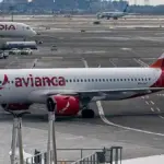 Avianca Airbus A320 aircraft in flight.