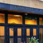 Exterior facade of the J Edgar Hoover FBI Building in Washington DC