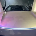 Front view of a Tesla Cybercab photographed at its 2024 unveiling.