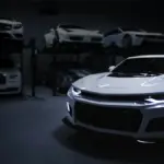 Electric vehicle on a road