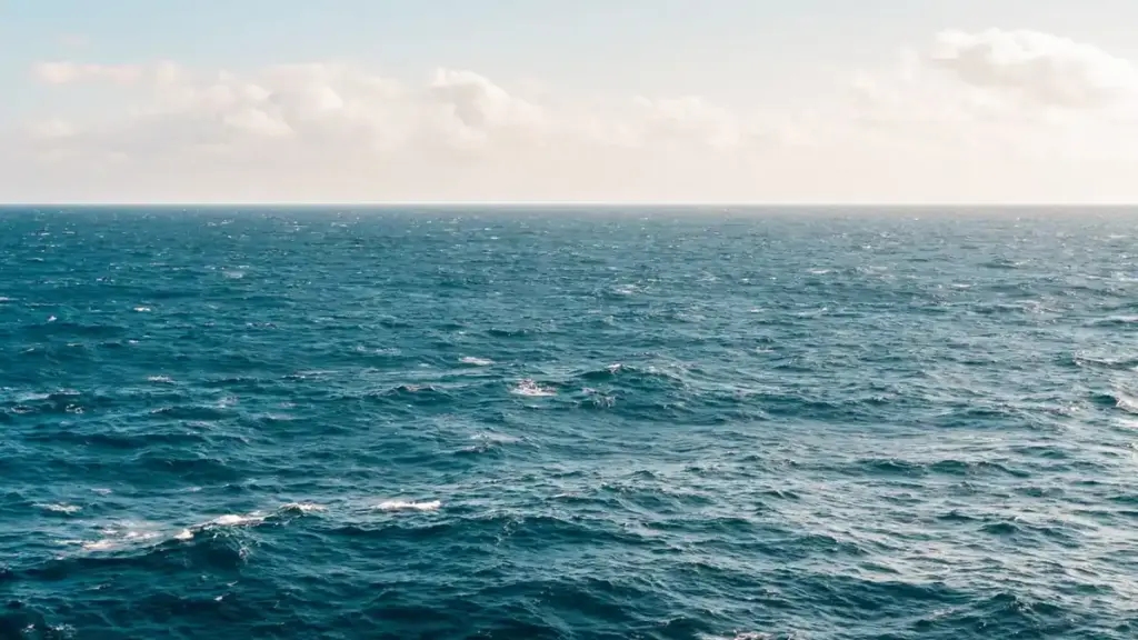 Passenger vessel travelling across open water.