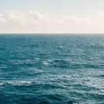 Passenger vessel travelling across open water.