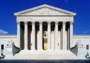 United States Supreme Court building in Washington, representing Missouri redistricting litigation before the court.