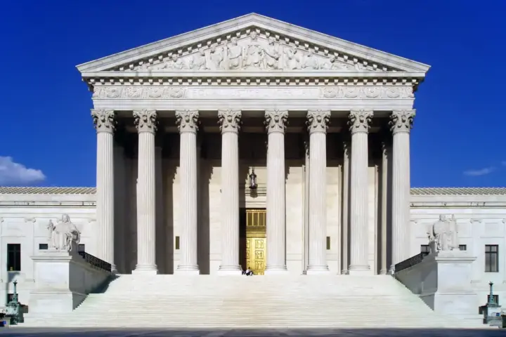 United States Supreme Court building in Washington, representing Missouri redistricting litigation before the court.