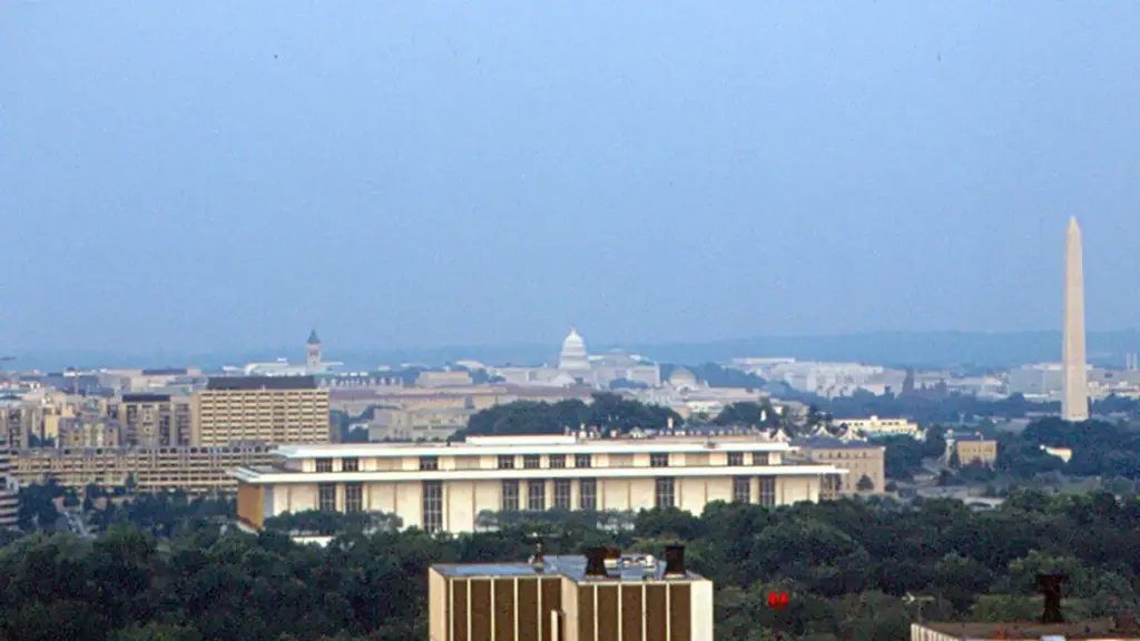 John F. Kennedy Center for the Performing Arts viewed from Arlington