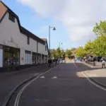 Exterior of a UK supermarket grocery store