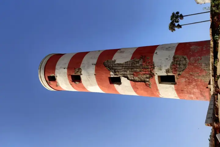 Lighthouse on Visakhapatnam beach road, India