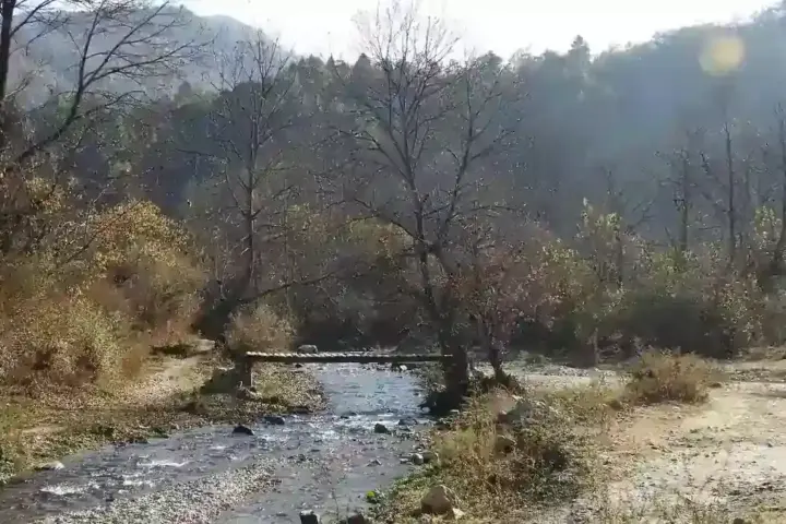 Mountain landscape in Arunachal Pradesh, the Indian state at the centre of the eastern Himalayan border dispute.